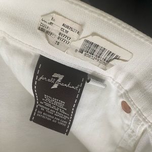 White jean 7 for all mankind